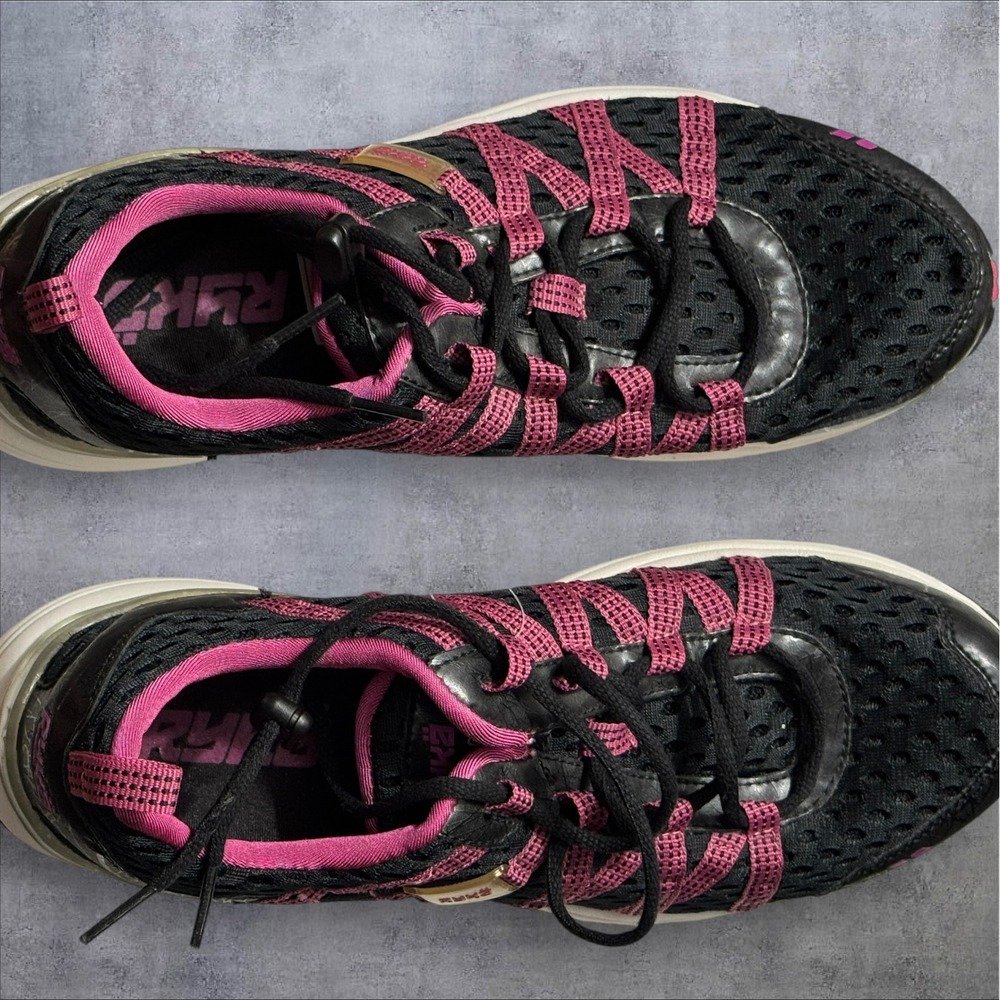 Ryka Hydro Sport Women's 10 Black Pink Water Aerobics Training Shoes